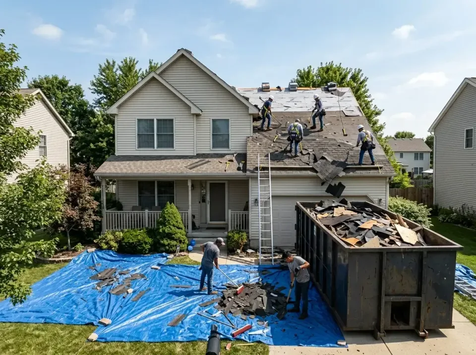 roof-replacement-debris-remova-004 — frequently asked questions, Cheapest Dumpster Rentals in Walker, LA